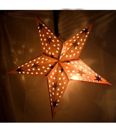 Star de papier lampe - pliage - diverses couleurs - nouveauté