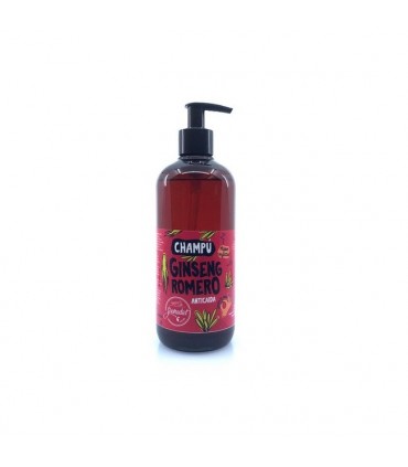 Caduta di shampoo naturale Anti - Ginseng e rosmarino - 500 ml - Granadiet