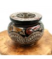 Cendrier à Eau Anti-odeur en Céramique Asfi - Artisanat Marocain - Modèle Nahtun