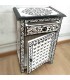 Wooden Nightstand - Andalusian Arabic Decoration - Moroccan Crafts - Aswadein Model