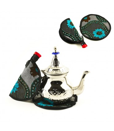 Ibis falcinelle - poignées de maintien et de napperon pour le thé - nouveauté