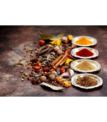 Mezcla Especias Bahrat Baharat 7 Especias - Gran Calidad - Selección Especias Orientales - Sin Gluten - RUCA