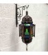 Lampada interna a soffitto Andalusia - Vetro e metallo - Artigianato marocchino - Modello Bab Alkauzar