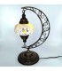 Lampara Luna y Estrella Turca de Sobremesa - Decoración Andalusí - nº 3 - Modelo Hilal