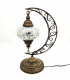 Lampara Luna y Estrella Turca de Sobremesa - Decoración Andalusí - nº 3 - Modelo Hilal