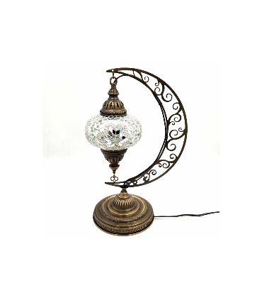 Turkish Moon and Star Table Lamp - Andalusian Decoration - nº 3 - Hilal Model