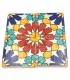 Carrelage Andalou - Mosaïque Nazari - Multicolore - Étoile Mauresque - 10x10 cm - Fait Main - Modèle 85