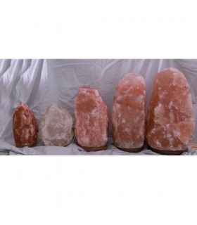 Lámpara de Sal Natural del Himalaya - 11 Tamaños - Recomendado