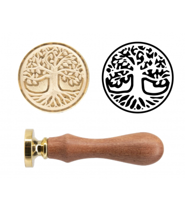 Bronze Seal Medallion Letters Wax Sealing - Tree Life