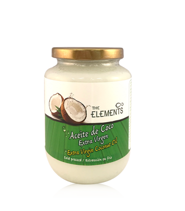Natives Kokosnussöl Extra - Kaltextraktion - Die Elemente - 410gr./450ml