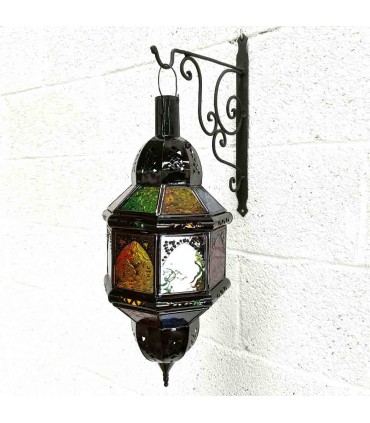 Arcos Andalusís Lampe - Farbige Kristalle - Kette und Florón Online