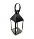Farol Forja Cuadrado - Calidad Superior - Asa - 33 cm