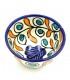 Cuenco/bol/Bowl  Cerámica Artesanal - Color Multicolor - Artesanía Marroquí - Diseño Floral Andalusí - Modelo Tasaluq Mix