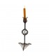 Candelabro de Hierro Forjado a Mano - Artesania Marroqui - Modelo Ankabut