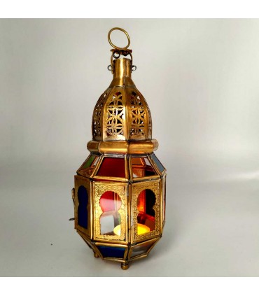 Lantern Brass Lantern - Moroccan Crafts - Arabic Decoration - Nuhas Model