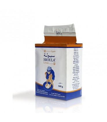 Fermento para Pão e Pizza Sboula - Fermento Seco Instantâneo - 500gr