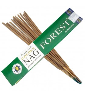 Bastoni d'incenso Masala Agarbathi Golden Nag Forest Incenso 15g