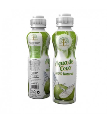 Agua de Coco 100% Natural - 0% Azucares Añadidos - 500ml - Tesoro Natural