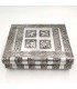 Alpaca Hindu Jewelry Box - Indian Crafts - Oriental Decoration - Extendable - Velvet Lined