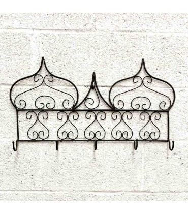 Wrought iron coat rack or hanger - 5 arms - Moroccan Arabic - RAFUF Model