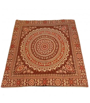 Almofada de seda acolchoada - 40 cm - Cores - Design árabe