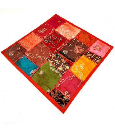 Coussin 40 cm Patchwork - Coton - Plusieurs Couleurs