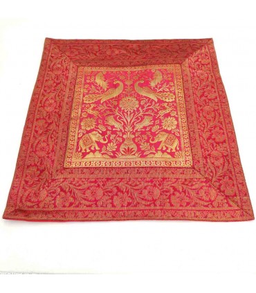 Sacred Animals Silk Cushion Cover - Oriental Design - HAYAWAN Model