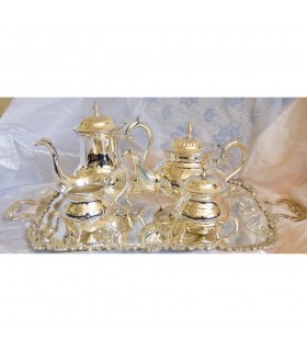 Silver Tea Set - Nickel - High Quality - NEW