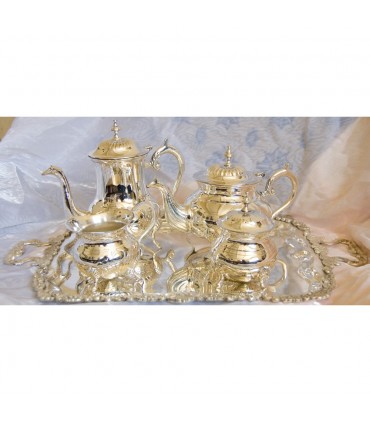 Silver Tea Set - Nickel - High Quality - NEW