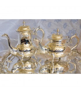 Silver Tea Set - Nickel - High Quality - NEW