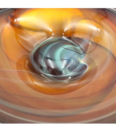 Fontana Fruttiera Decorativa in Vetro di Murano Artigianale Siria - Finitura Lucida Multifunzione Modello Fawakih