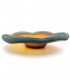 Syrian Handcrafted Murano Glass Decorative Fruit Bowl - Multipurpose Matte Finish Fawakih Model