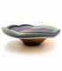 Syrian Handcrafted Murano Glass Decorative Fruit Bowl - Multipurpose Matte Finish Fawakih Model