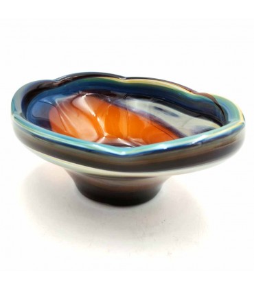 Syrian Handcrafted Murano Glass Decorative Object Holder - Multipurpose Glossy Finish Model 47