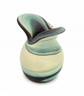 Vase décoratif en verre de Murano fabriqué à la main en Syrie - Modèle 49 au fini mat polyvalent