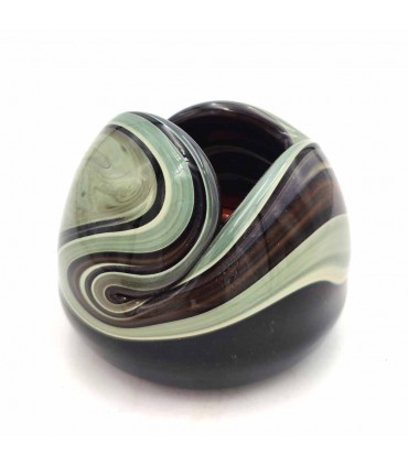 Porte-objets décoratifs en verre de Murano artisanal syrien - Modèle 57, finition brillante polyvalente