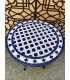 ANDALUSISCHER MOSAIK-GARTENTISCH - ZELIGE AZULEJOS FEZ - MODELL RIF