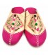 Pantofole Marocchine da Donna - Colore Rosa - Artigianato Marocchino in Vera Pelle - Modello Azrar
