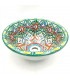 Lavabo Árabe Cerámica 40cm - Artesanía Fez - Pintado a Mano - Modelo Alwanis