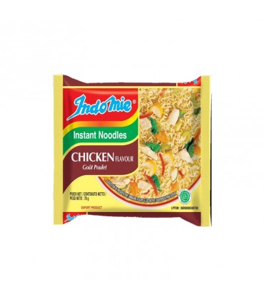 Pacchetto 5 x Noodles Indomie Sapore di Pollo Istantaneo - Sapore di Pollo - 3 min