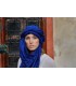 Echarpe Foulard Bleu TOUAREG - Foulard Turban Ethnique Berbère Trekking Désert