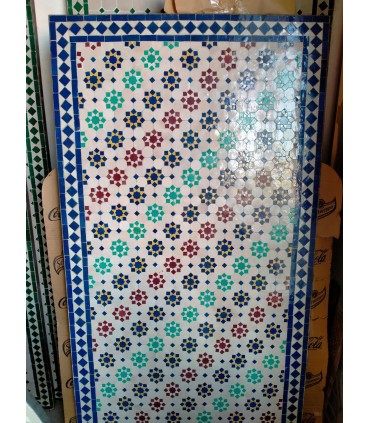 Mesa Mosaico Artesana - Rectangular- Hecha a Mano - Varias Medidas y Colores
