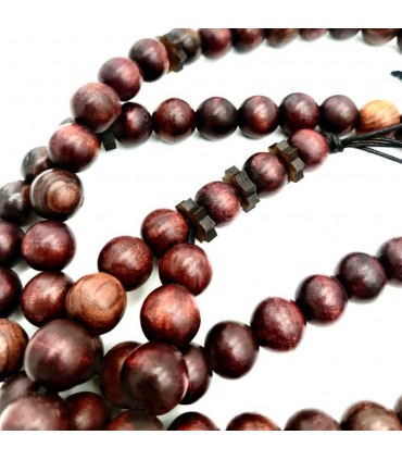 Large Wood Tasbih XXL 100 Beads Handasa Crafts 120cm - Basira Model