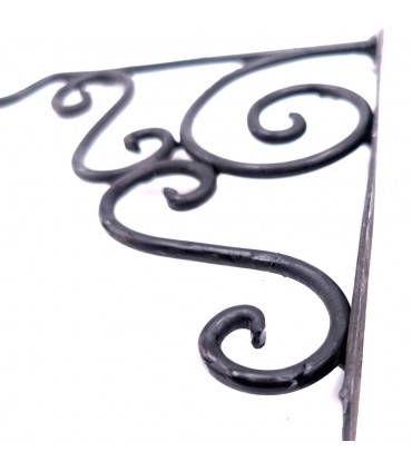 Crochet de forge pour lampes et lanternes - Crochet - Cintre artisanal