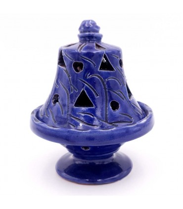 Grãos / cones de incenso Censer - Queimador de cerâmica vitrificada - Modelo Sharayitein