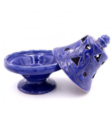 Incensiere in grani / coni - Bruciatore in ceramica smaltata - Modello Sharayitein