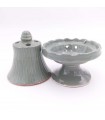 Incensiere in grani / coni - Bruciatore in ceramica smaltata - Modello Sharayit