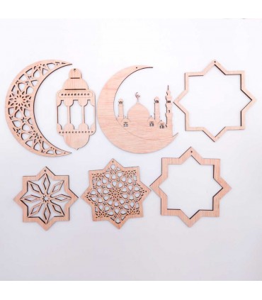 Celosia Decoración del Hogar Ramadan Eid Fits Adha Islam - Decoración Islámica -