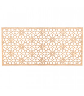 Treillis en bois laminé - Découpe Laser - Design Mekness - 18cm x 39cm