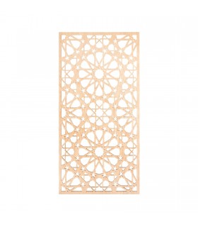 Celosia in legno taglio laser - 60 x 30cm - Modello Samai